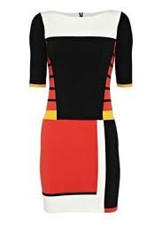 платье карен миллен красное черное фото