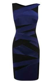 коктейльное платье карен миллен синее черное фото