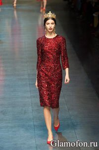 мода осень 2013 дольче габбана