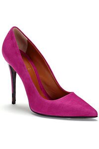 замшевые лодочки на шпильке 2013