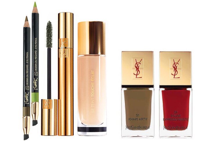 новые лаки карандашь тушь тональная основа YSL