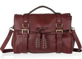 бордовая сумка осень 2012