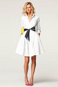 черно белое платье весна лето 2013