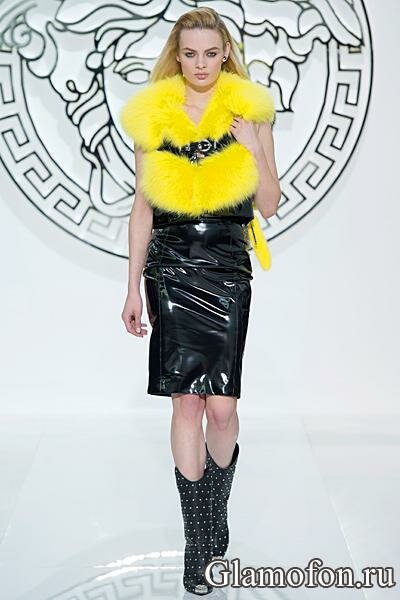 лаковая кожа и мех 2014 фото
