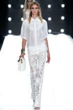 мода кружевная одежда 2013